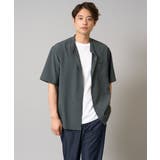 【接触冷感】バンドカラーシャツ 5分袖(セットアップ可)リライトシリーズ3 | a.v.v【MEN】 | 詳細画像17