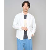 ホワイト | 【イージーケア/速乾/毛玉になりにくい】ボタンダウンオックスシャツ | a.v.v【MEN】