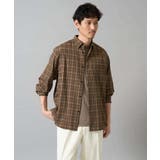 【イージーケア/洗濯機で洗える】チェックワイドシルエットシャツ | a.v.v【MEN】 | 詳細画像13