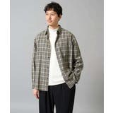 【イージーケア/洗濯機で洗える】チェックワイドシルエットシャツ | a.v.v【MEN】 | 詳細画像15