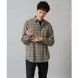 【イージーケア/洗濯機で洗える】チェックワイドシルエットシャツ | a.v.v【MEN】 | 詳細画像18