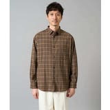 【イージーケア/洗濯機で洗える】チェックワイドシルエットシャツ | a.v.v【MEN】 | 詳細画像19