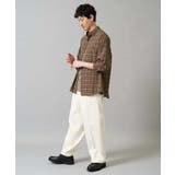 【イージーケア/洗濯機で洗える】チェックワイドシルエットシャツ | a.v.v【MEN】 | 詳細画像5