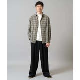 【イージーケア/洗濯機で洗える】チェックワイドシルエットシャツ | a.v.v【MEN】 | 詳細画像7