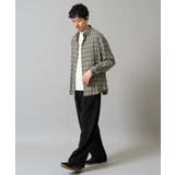 【イージーケア/洗濯機で洗える】チェックワイドシルエットシャツ | a.v.v【MEN】 | 詳細画像8