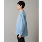 【イージーケア ストレッチ】ストライププリントバンドカラーシャツ【洗濯機で洗える… | a.v.v【MEN】 | 詳細画像4 