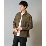 モカブラウン | 【イージーケア シワになりにくい】ダブルポケットシャツ 秋リライト【洗濯機で洗え… | a.v.v【MEN】