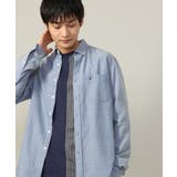 ブルー | 【累計2万枚販売】エッフェル塔刺繍オックスボタンダウンシャツ | a.v.v【MEN】