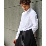 ホワイト | 【累計2万枚販売】エッフェル塔刺繍オックスボタンダウンシャツ | a.v.v【MEN】