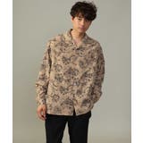 【サマ見えシャツ】ヴィンテージフラワーオープンカラーシャツ | a.v.v【MEN】 | 詳細画像15