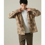 ベージュ | 【サマ見えシャツ】ヴィンテージフラワーオープンカラーシャツ | a.v.v【MEN】