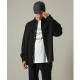 【イージーケア/毛玉になりづらい】ワイドシルエットシャツ | a.v.v【MEN】 | 詳細画像21