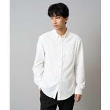 ホワイト | サンライト起毛ストレッチシャツ | a.v.v【MEN】