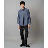 ヘリンボーンダブルフェイスシャツ | a.v.v【MEN】 | 詳細画像2