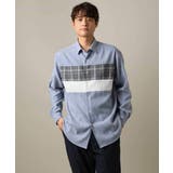 【こなれシャツ】パネル切替 起毛シャツ(デザテクシリーズ) | a.v.v【MEN】 | 詳細画像18