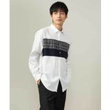 【こなれシャツ】パネル切替 起毛シャツ(デザテクシリーズ) | a.v.v【MEN】 | 詳細画像21