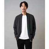 【洗濯機で洗える】ダブルフェイスニットスタンドジップカーディガン | a.v.v【MEN】 | 詳細画像12
