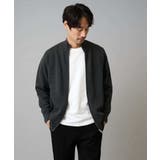 【洗濯機で洗える】ダブルフェイスニットスタンドジップカーディガン | a.v.v【MEN】 | 詳細画像13