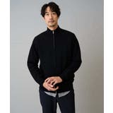 【洗濯機で洗える】ダブルフェイスニットスタンドジップカーディガン | a.v.v【MEN】 | 詳細画像19