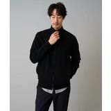 【洗濯機で洗える】ダブルフェイスニットスタンドジップカーディガン | a.v.v【MEN】 | 詳細画像20