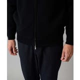 【洗濯機で洗える】ダブルフェイスニットスタンドジップカーディガン | a.v.v【MEN】 | 詳細画像26