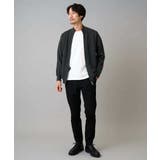 【洗濯機で洗える】ダブルフェイスニットスタンドジップカーディガン | a.v.v【MEN】 | 詳細画像5