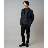 【洗濯機で洗える】ダブルフェイスニットスタンドジップカーディガン | a.v.v【MEN】 | 詳細画像9