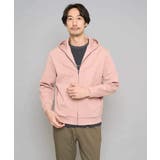 【イージーケア/洗濯機で洗える/毛玉になりにくい】ジャガードジップパーカー | a.v.v【MEN】 | 詳細画像16