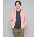 【イージーケア/洗濯機で洗える/毛玉になりにくい】ジャガードジップパーカー | a.v.v【MEN】 | 詳細画像17