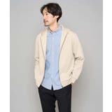 【イージーケア/洗濯機で洗える/毛玉になりにくい】ジャガードジップパーカー | a.v.v【MEN】 | 詳細画像24