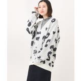 アイボリー | 【ユニセックス】柄ジャカードワイドカーディガン | a.v.v【MEN】