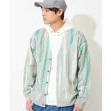 ライトグレー | 【ユニセックス】柄ジャカードワイドカーディガン | a.v.v【MEN】