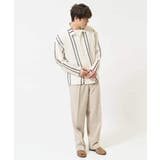 【洗濯機で洗える】透かしストライプカーディガン | a.v.v【MEN】 | 詳細画像8