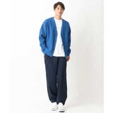 【洗濯機で洗える】メッシュ編みニットワイドシルエットカーディガン | a.v.v【MEN】 | 詳細画像10