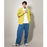【洗濯機で洗える】メッシュ編みニットワイドシルエットカーディガン | a.v.v【MEN】 | 詳細画像12