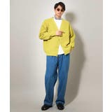 【洗濯機で洗える】メッシュ編みニットワイドシルエットカーディガン | a.v.v【MEN】 | 詳細画像16
