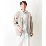 【洗濯機で洗える】メッシュ編みニットワイドシルエットカーディガン | a.v.v【MEN】 | 詳細画像21