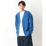 【洗濯機で洗える】メッシュ編みニットワイドシルエットカーディガン | a.v.v【MEN】 | 詳細画像24