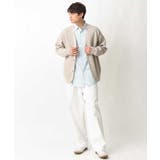 【洗濯機で洗える】メッシュ編みニットワイドシルエットカーディガン | a.v.v【MEN】 | 詳細画像4