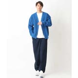 【洗濯機で洗える】メッシュ編みニットワイドシルエットカーディガン | a.v.v【MEN】 | 詳細画像9