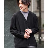 ブラック | 【毛玉になりにくい】タックジャージーカーディガン | a.v.v【MEN】