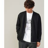 ブラック | 【累計8000枚販売】ソフトダンボールなめらかカーディガン | a.v.v【MEN】