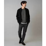 【洗濯機で洗える】ポリエステルリブニットジップアップカーディガン | a.v.v【MEN】 | 詳細画像12 