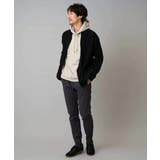 【洗濯機で洗える】ポリエステルリブニットジップアップカーディガン | a.v.v【MEN】 | 詳細画像14 