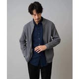 【洗濯機で洗える】ポリエステルリブニットジップアップカーディガン | a.v.v【MEN】 | 詳細画像23 