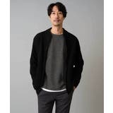 【洗濯機で洗える】ポリエステルリブニットジップアップカーディガン | a.v.v【MEN】 | 詳細画像24 