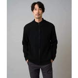 【洗濯機で洗える】ポリエステルリブニットジップアップカーディガン | a.v.v【MEN】 | 詳細画像27 