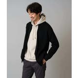 【洗濯機で洗える】ポリエステルリブニットジップアップカーディガン | a.v.v【MEN】 | 詳細画像30 