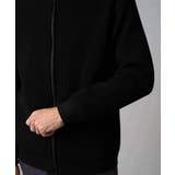 【洗濯機で洗える】ポリエステルリブニットジップアップカーディガン | a.v.v【MEN】 | 詳細画像35 