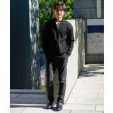 【洗濯機で洗える】ポリエステルリブニットジップアップカーディガン | a.v.v【MEN】 | 詳細画像45 
